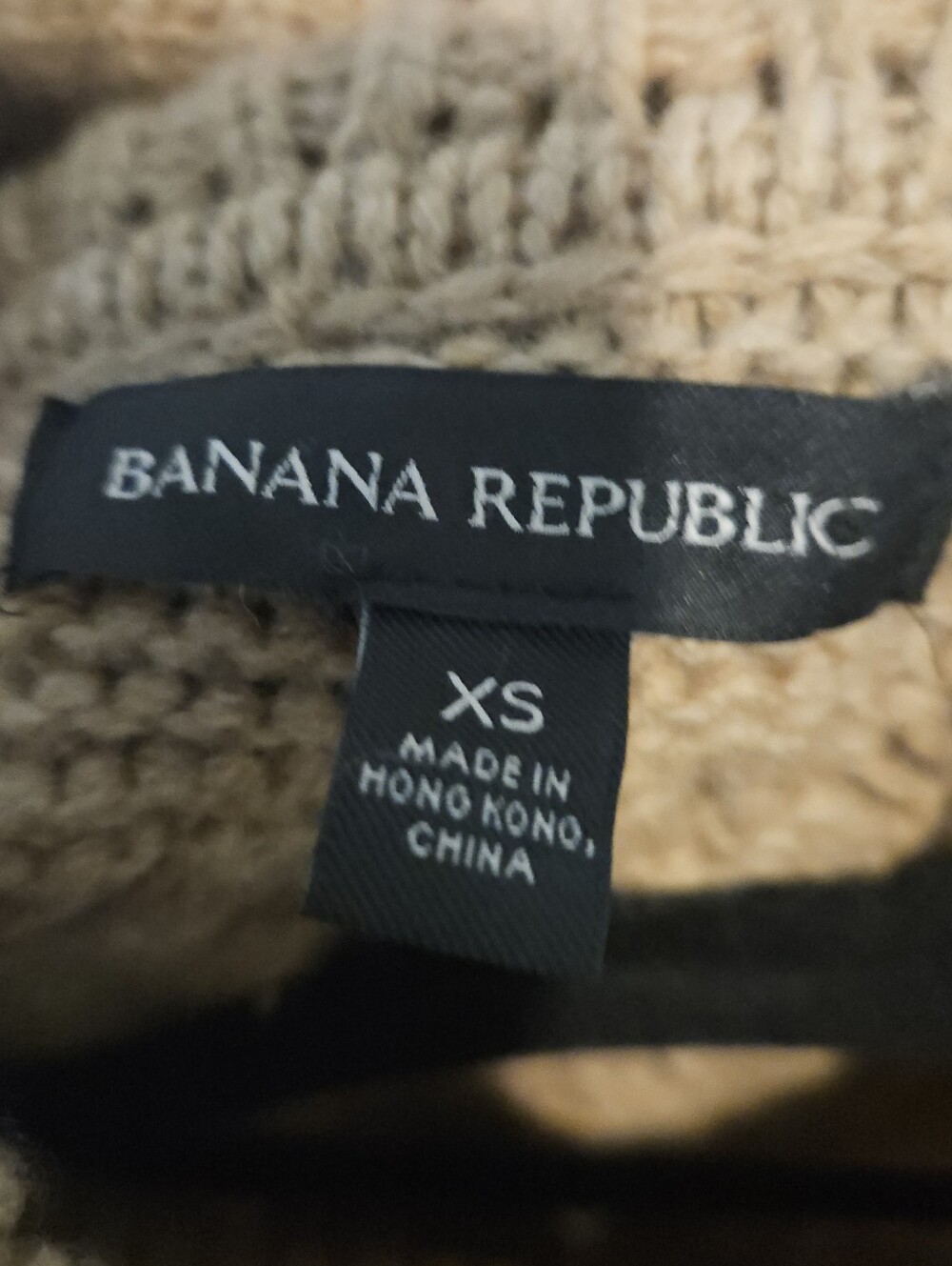 Banana Republic Split Sleeve Fine Merino & Cashmere Turtleneck Sweater in Camel - Picture 6 of 7